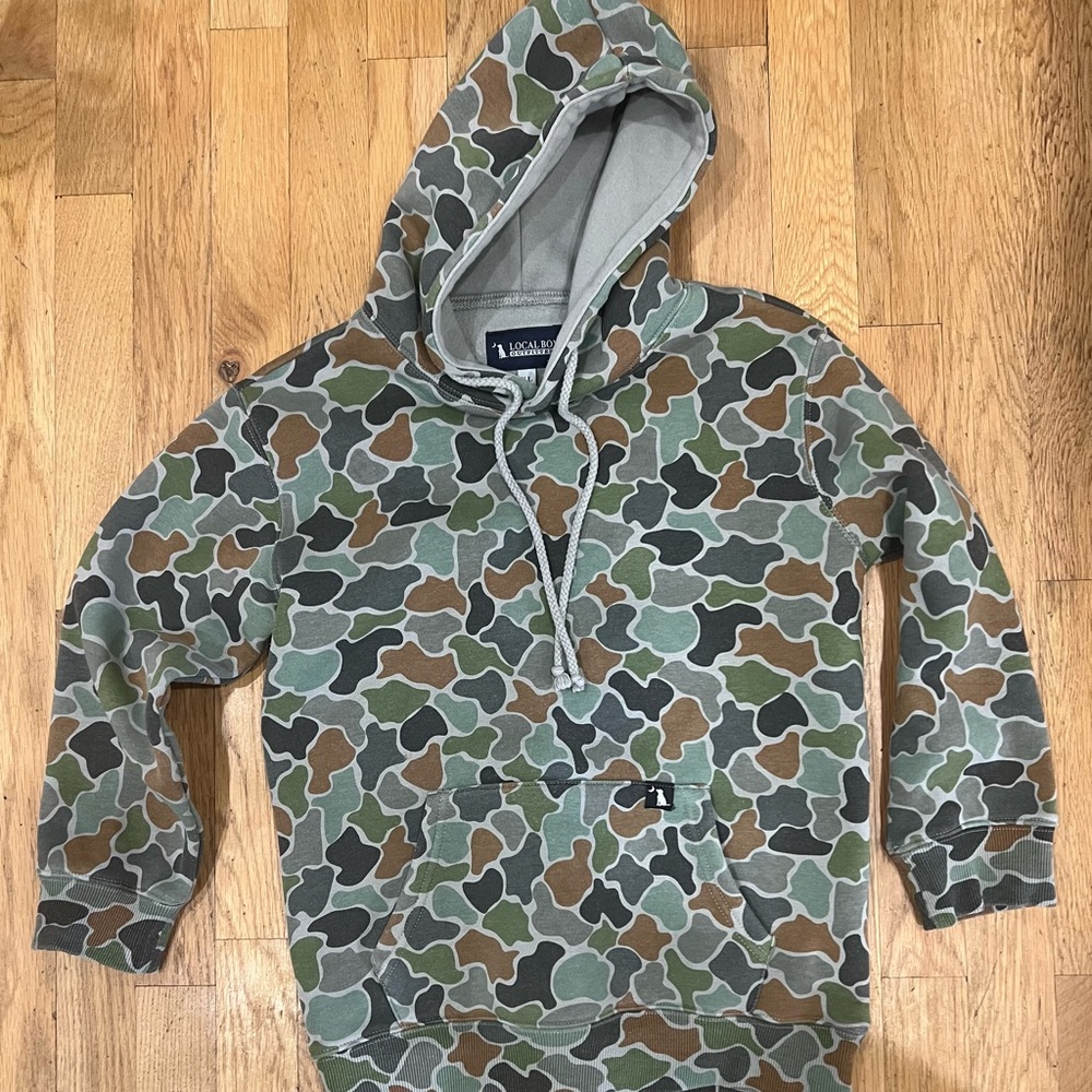 Local Boy Outfitters Youth Cotton Camo Hoodie